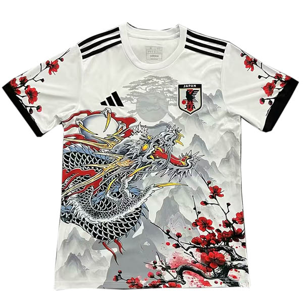 Japan maglia da calcio dragon plum blossom uniforme da calcio abbigliamento sportivo da uomo kit da calcio bianco rosso top shirt 2024-2025